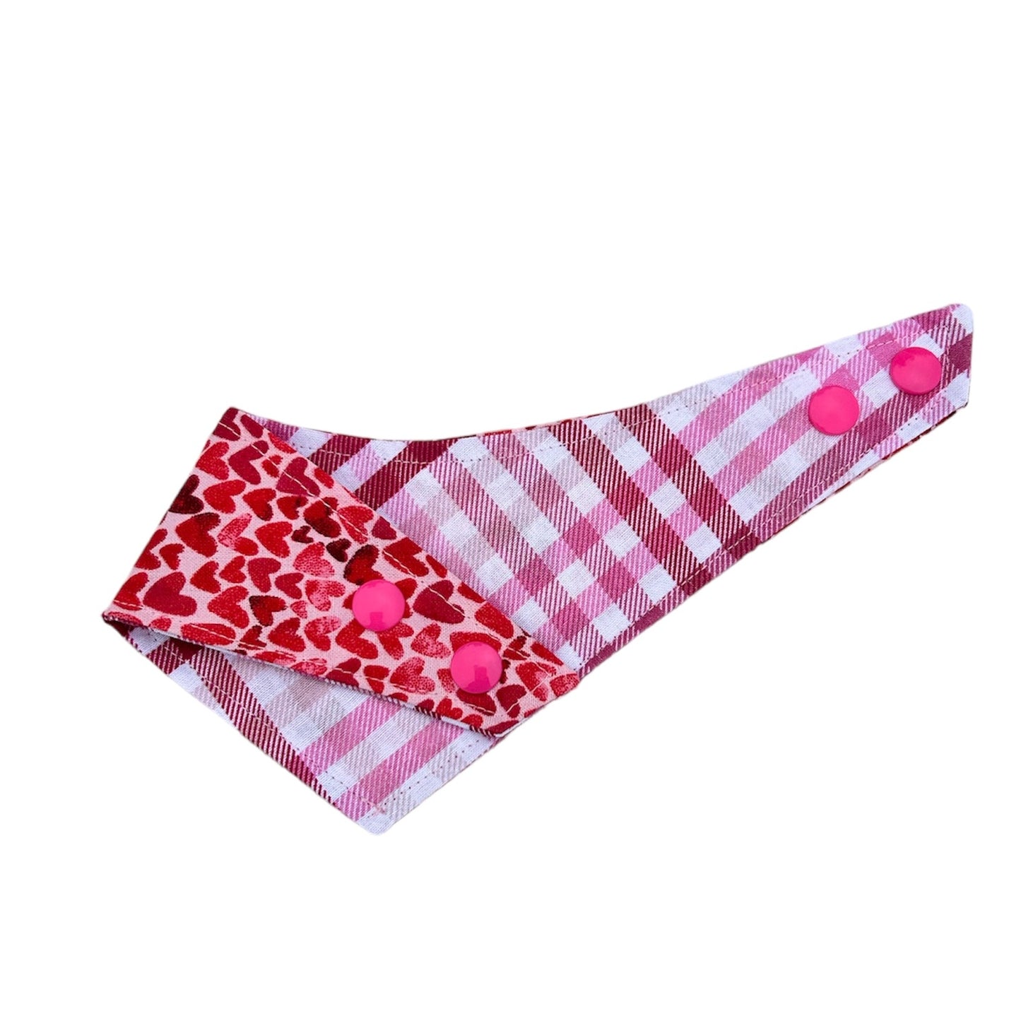 Pink Hearts and Plaid