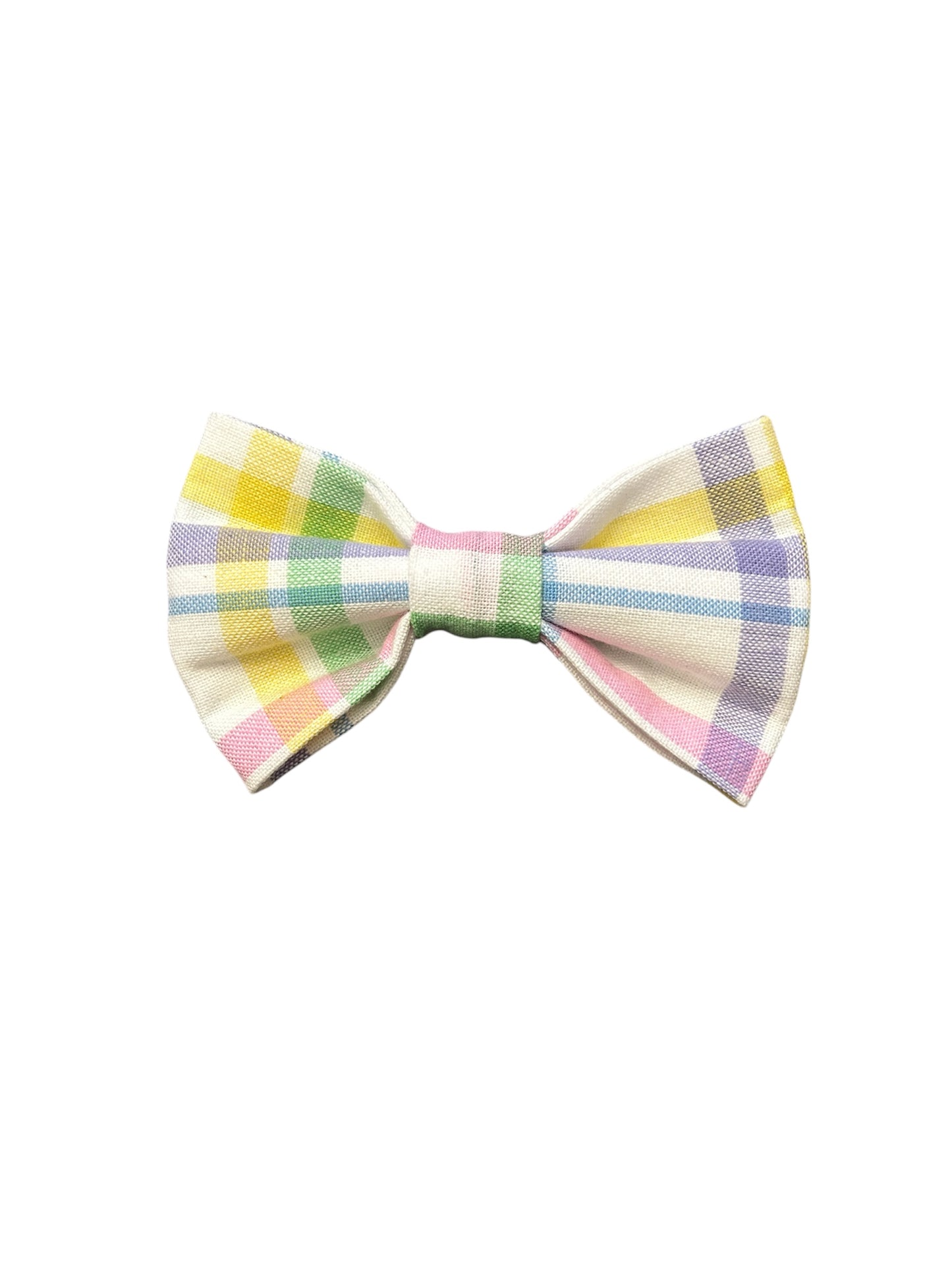 Spring Plaid Bowtie