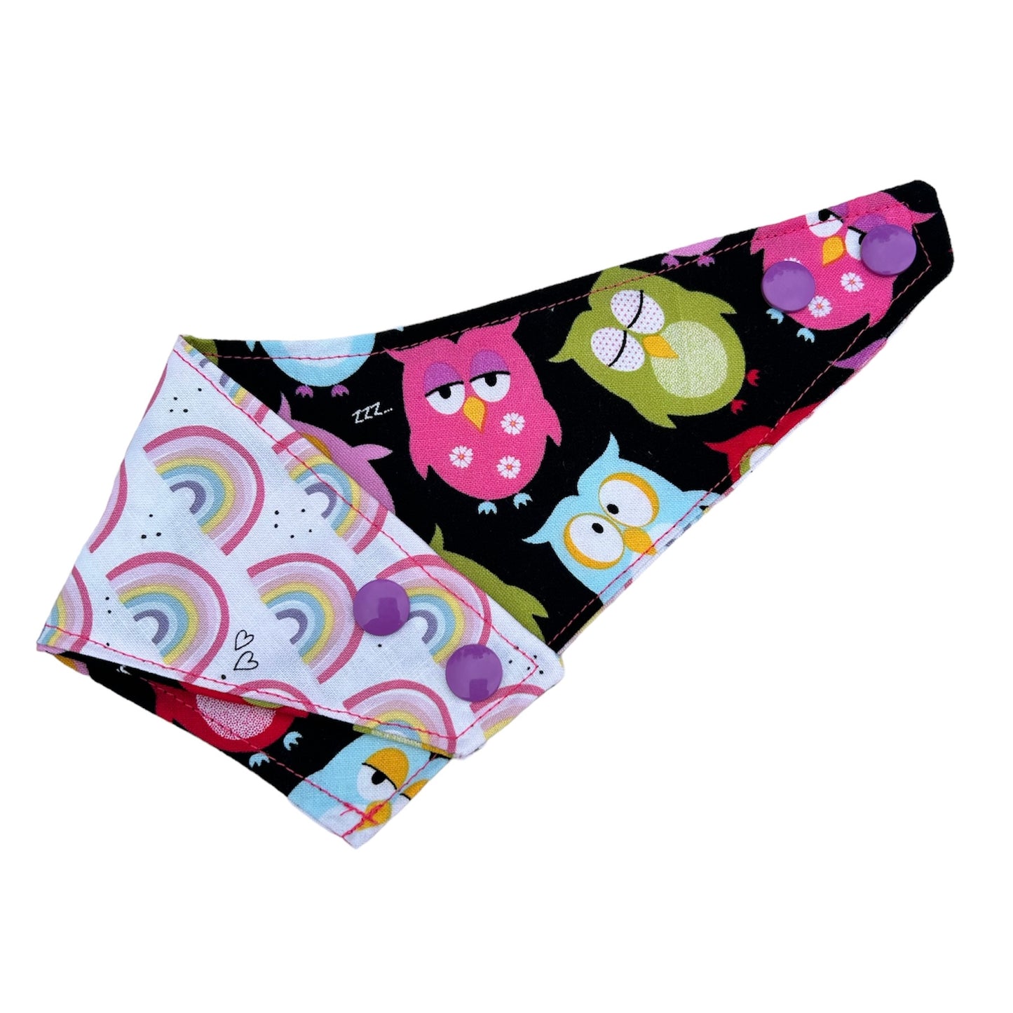 Rainbow Hoots Bandana