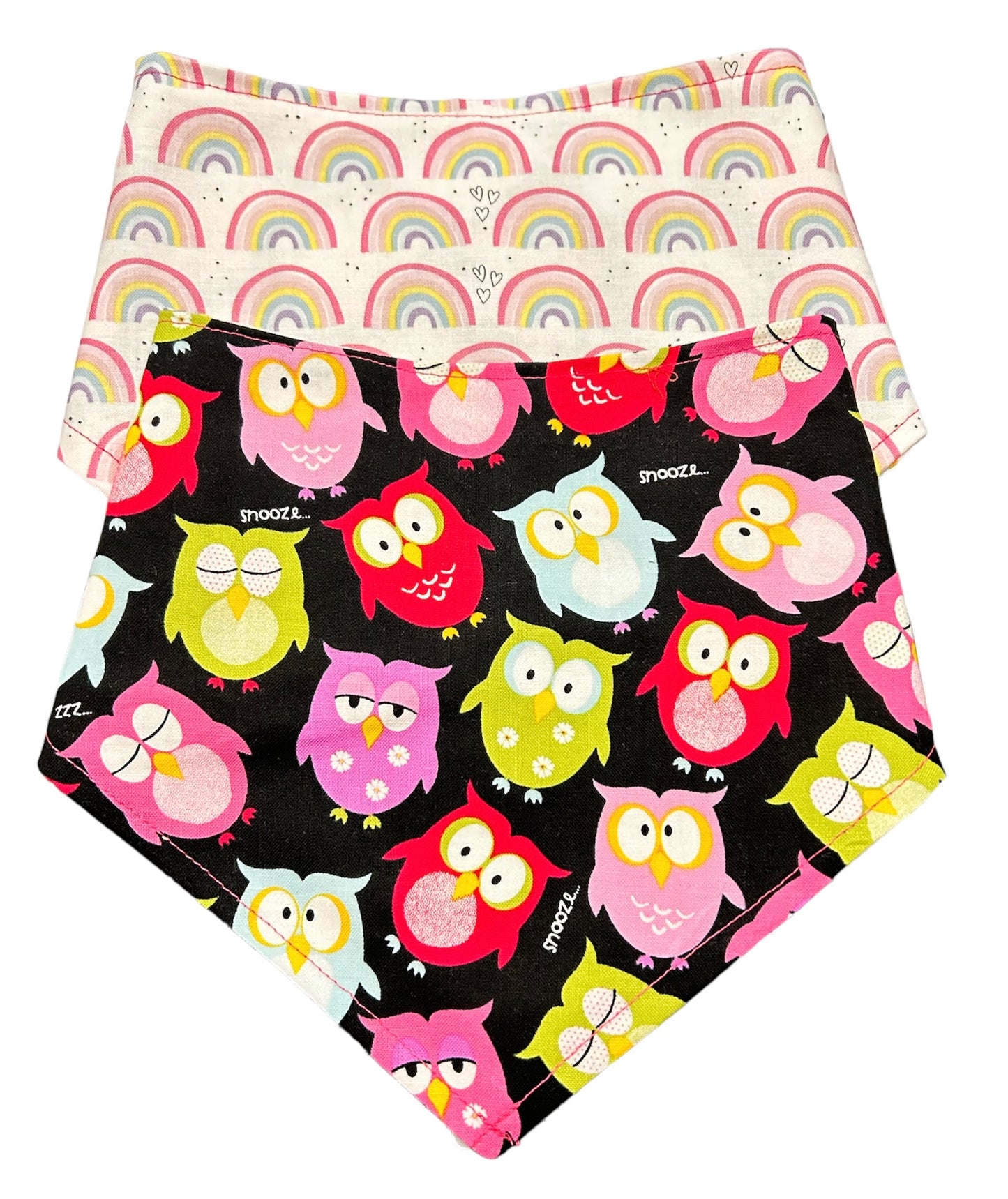 Rainbow Hoots Bandana