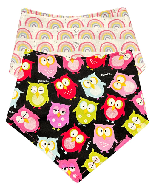 Rainbow Hoots Bandana