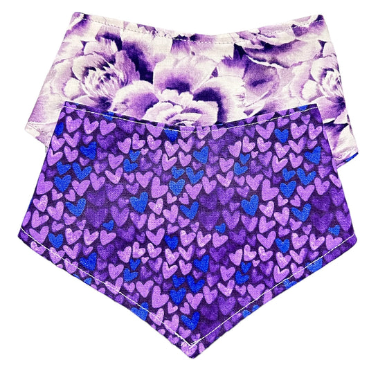 Purple Hearts and Roses